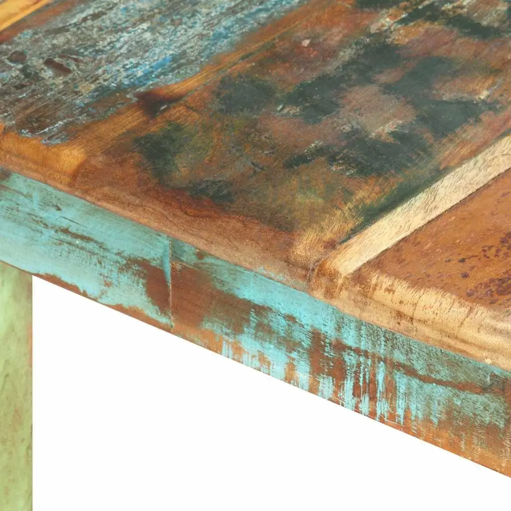 Dining Table Solid Reclaimed Wood Kitchen Room Furniture 140x70x76cm Antique