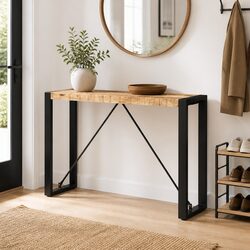 Console Table Dimensions 110x35x76 cm Solid Mango Wood