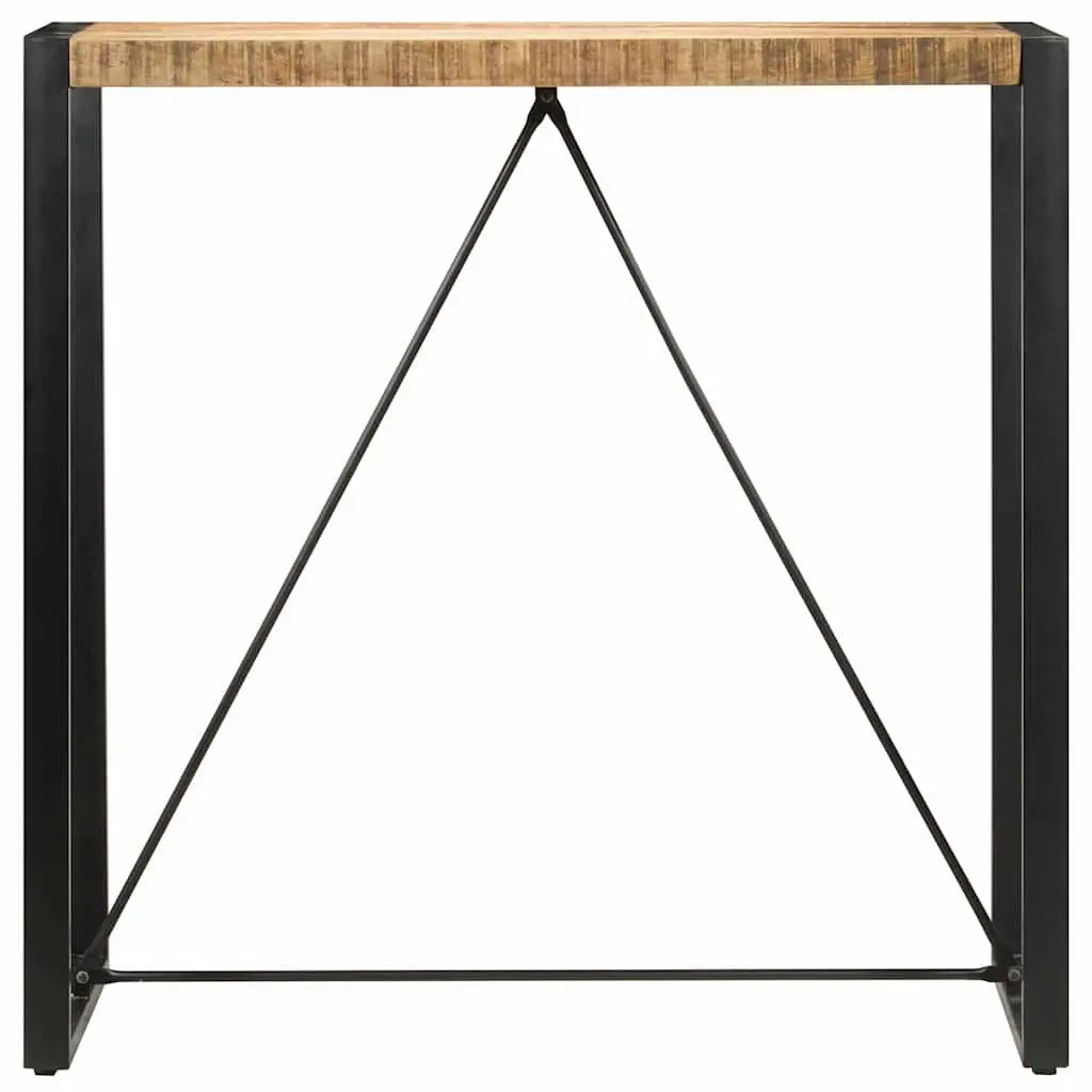 Bar Table 110x60x110cm Solid Mango Wood Kitchen Dining Industrial Retro Style