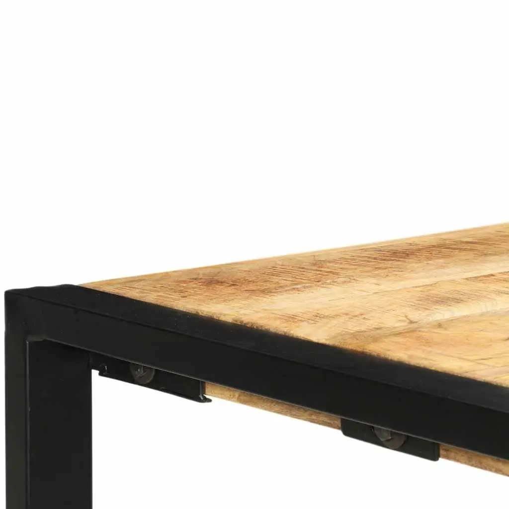 Bar Table 110x60x110cm Solid Mango Wood Kitchen Dining Industrial Retro Style