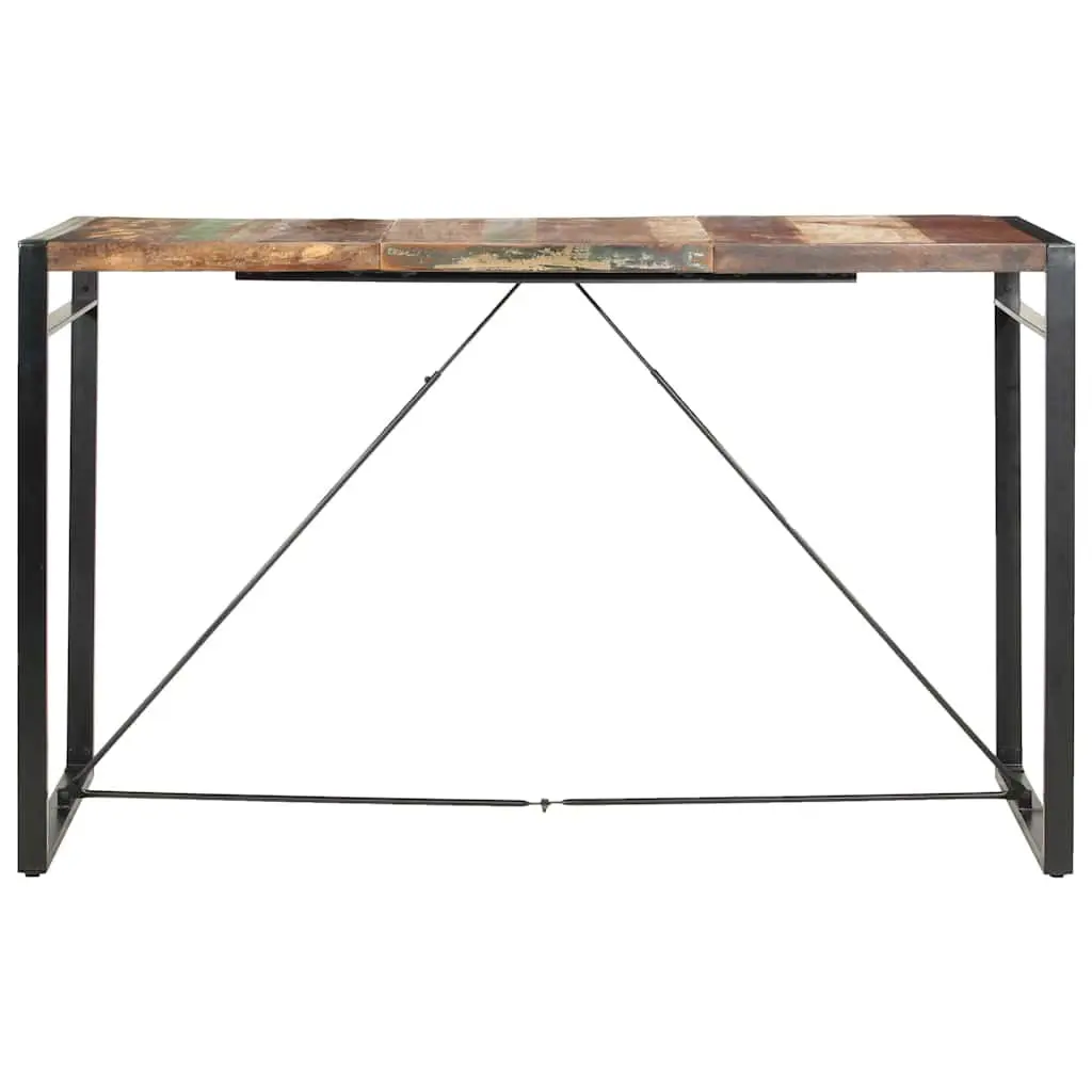 Bar Table 180x90x110 cm Solid Reclaimed Wood Kitchen Dining Room Industrial
