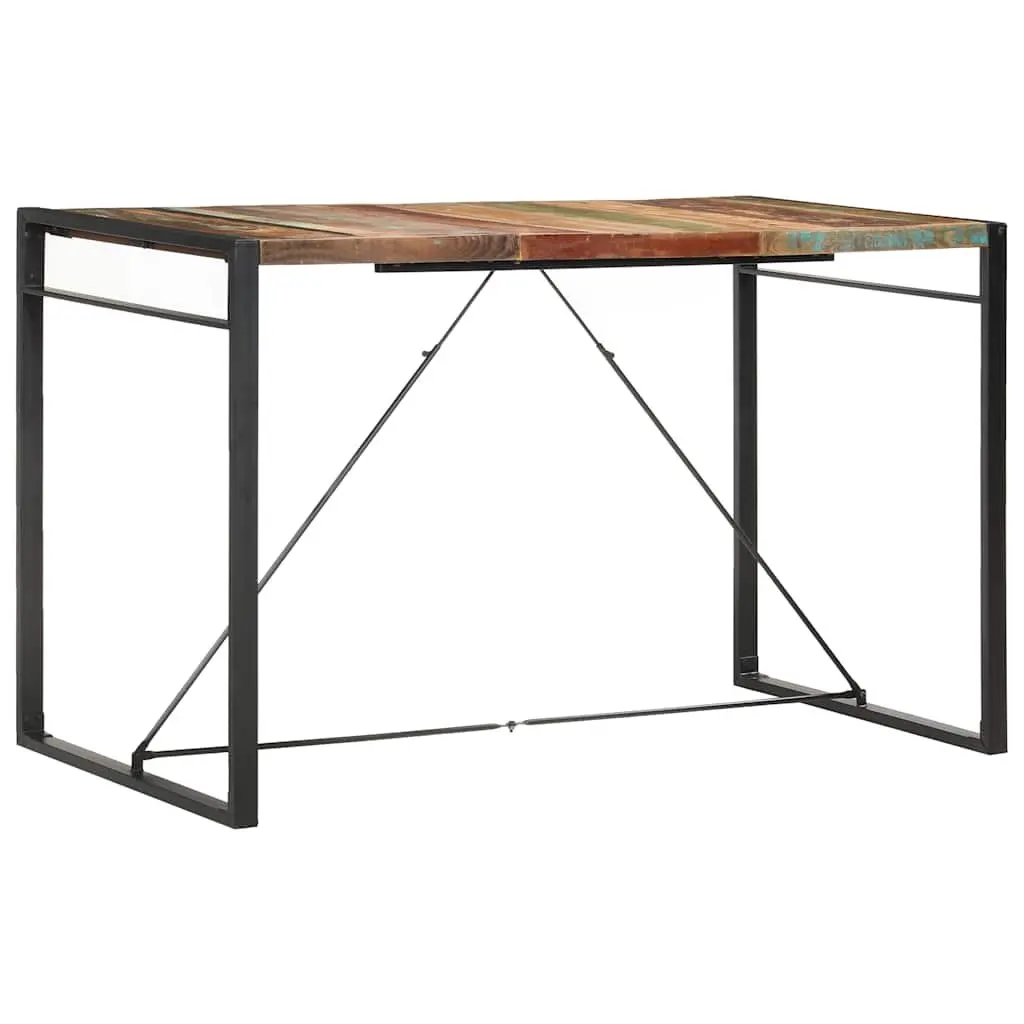 Bar Table 180x90x110 cm Solid Reclaimed Wood Kitchen Dining Room Industrial