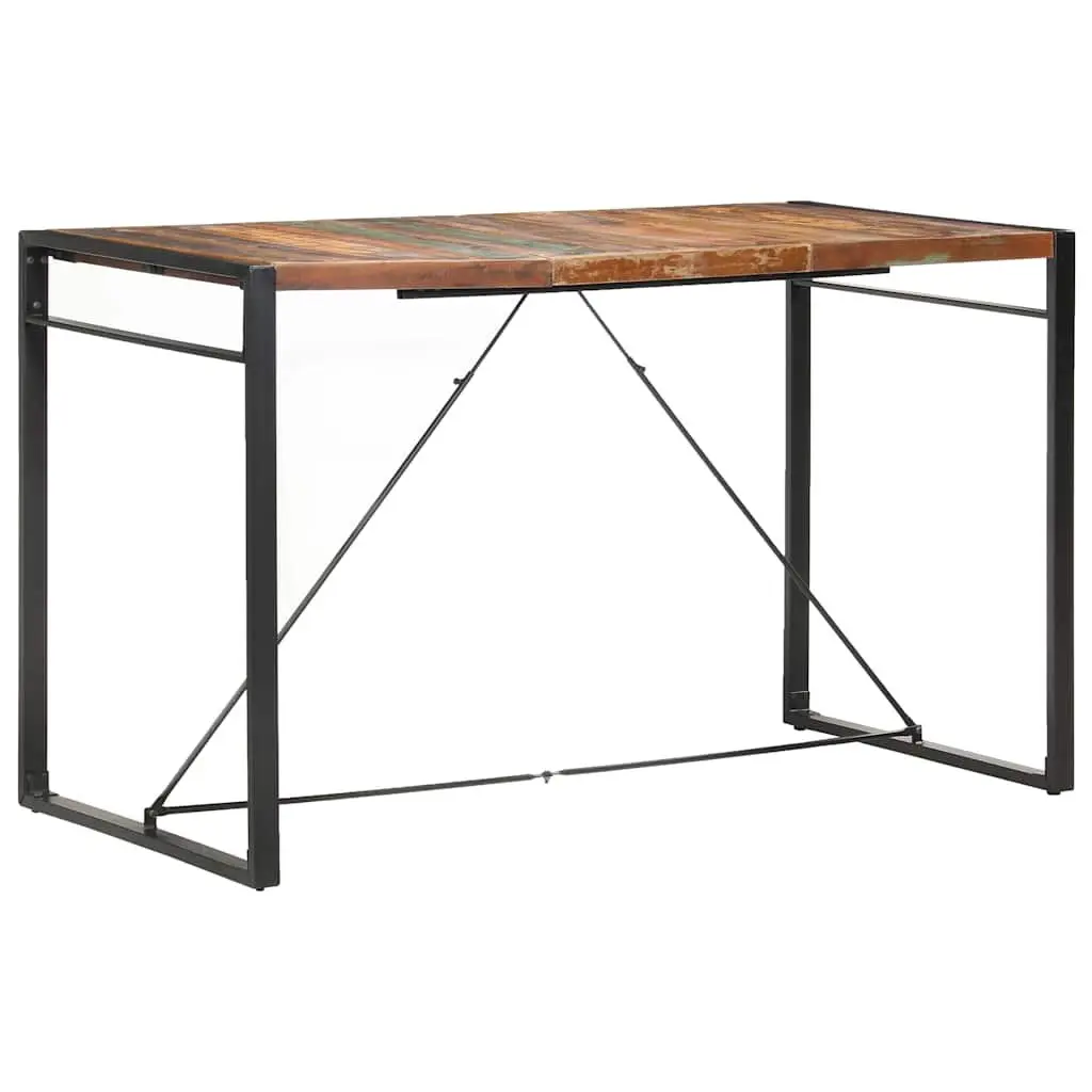 Bar Table 180x90x110 cm Solid Reclaimed Wood Kitchen Dining Room Industrial