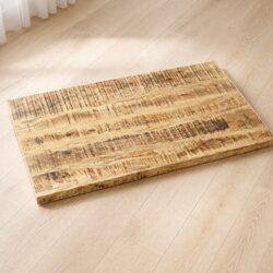 Solid Wood Table Top Dimensions 60x60cm Brown