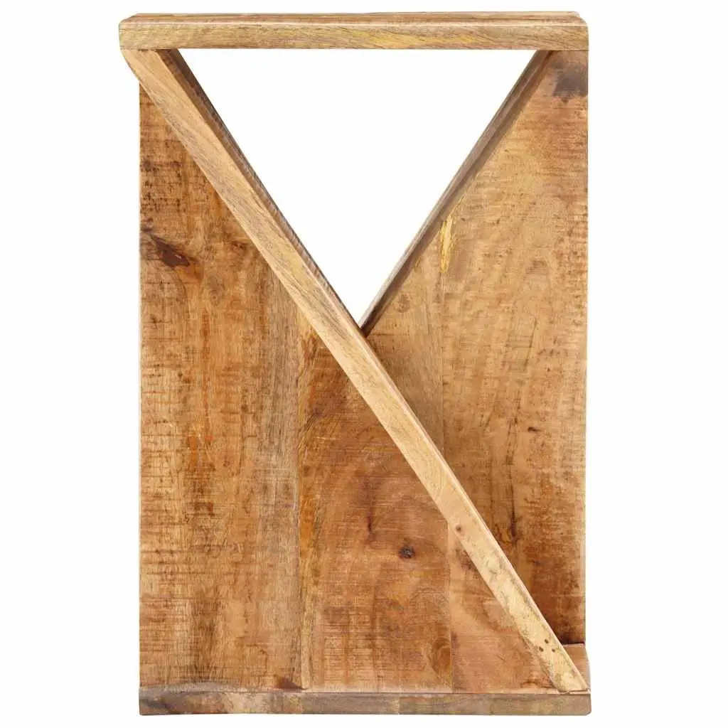 Solid Wood Mango Side Table 35x35x55 cm Accent End Table Nightstand Stool