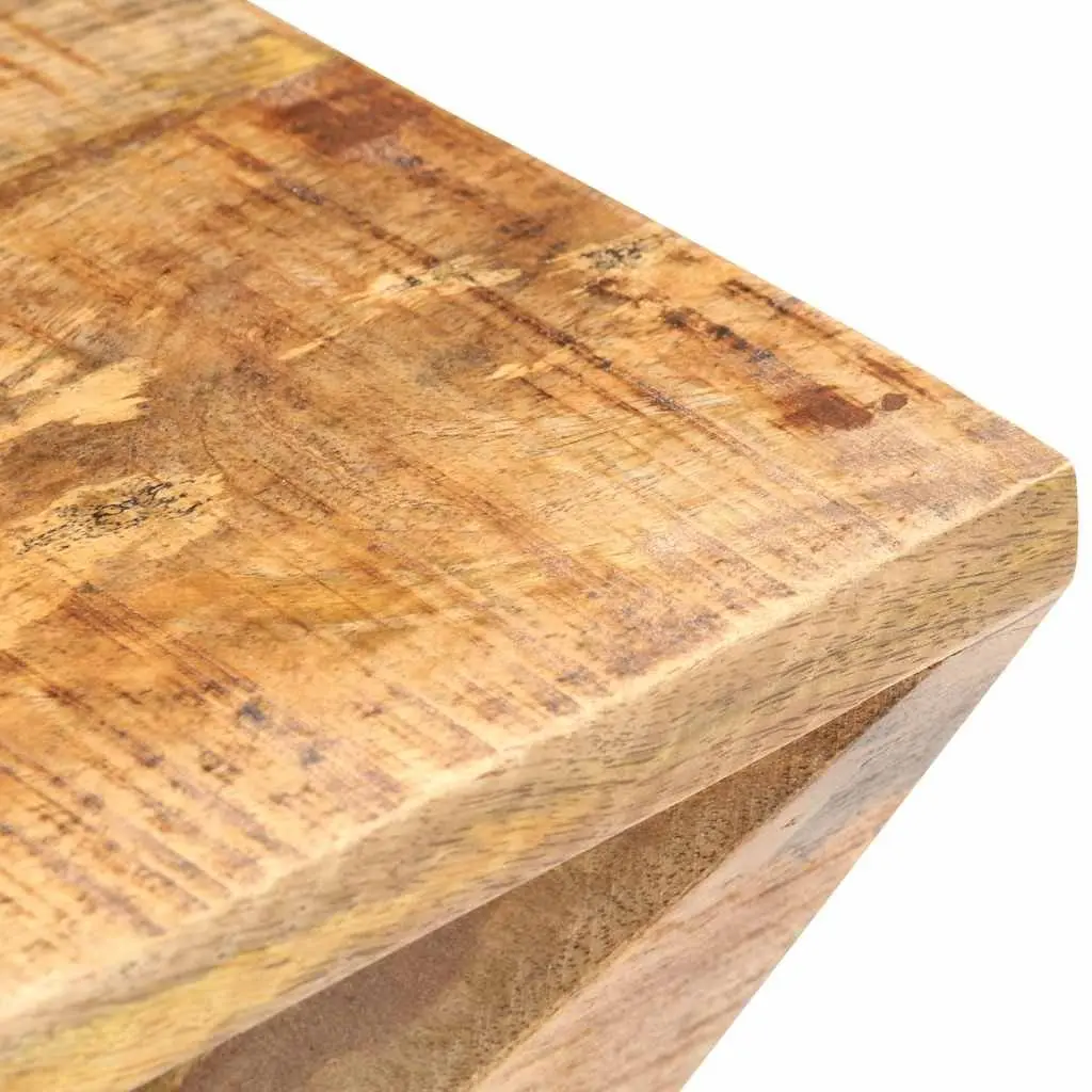 Solid Wood Mango Side Table 35x35x55 cm Accent End Table Nightstand Stool