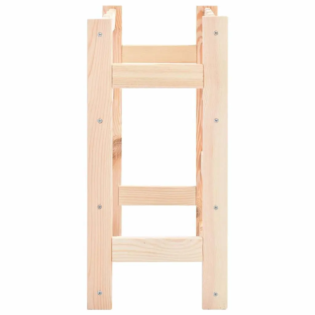 16-Bottle Wooden Wine Rack