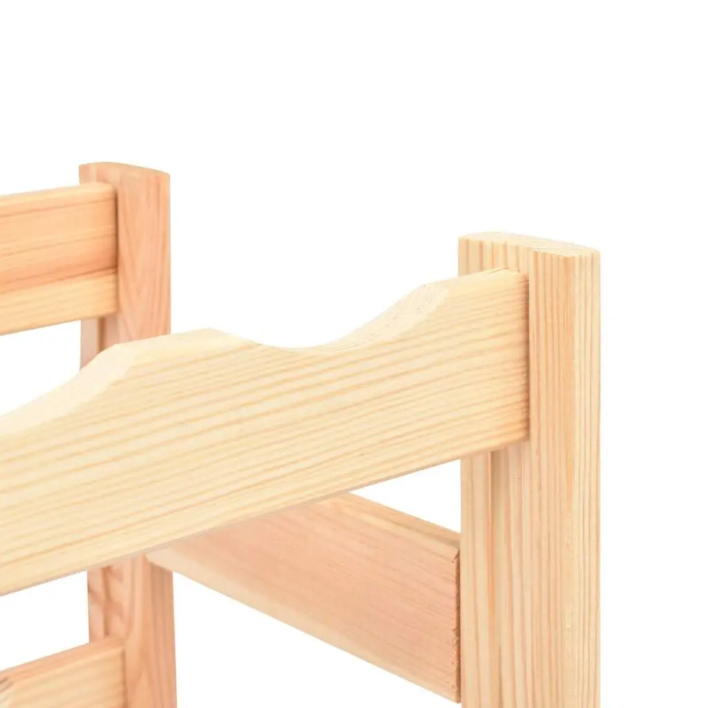 16-Bottle Wooden Wine Rack