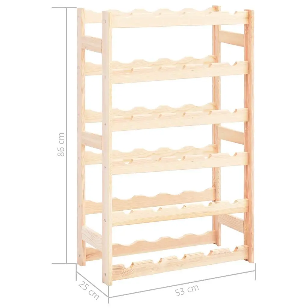 Wine Rack for Home Use Solid Wood 30 Bottles Storage Display Cabinet Holder Stand