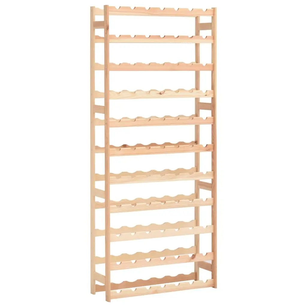 Wine Rack 77 Bottle Solid Wood Storage Display Cabinet Shelf Holder Stand