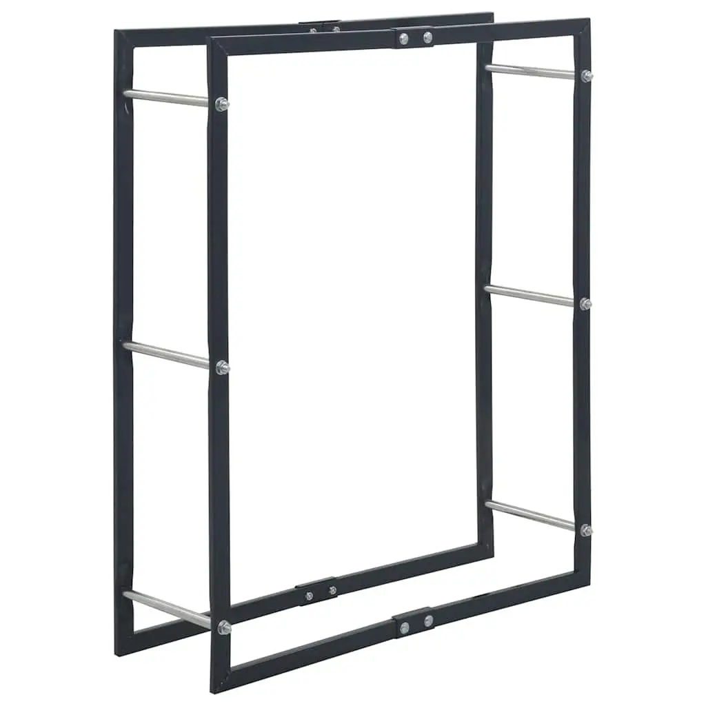 Black Steel Firewood Rack for Logs