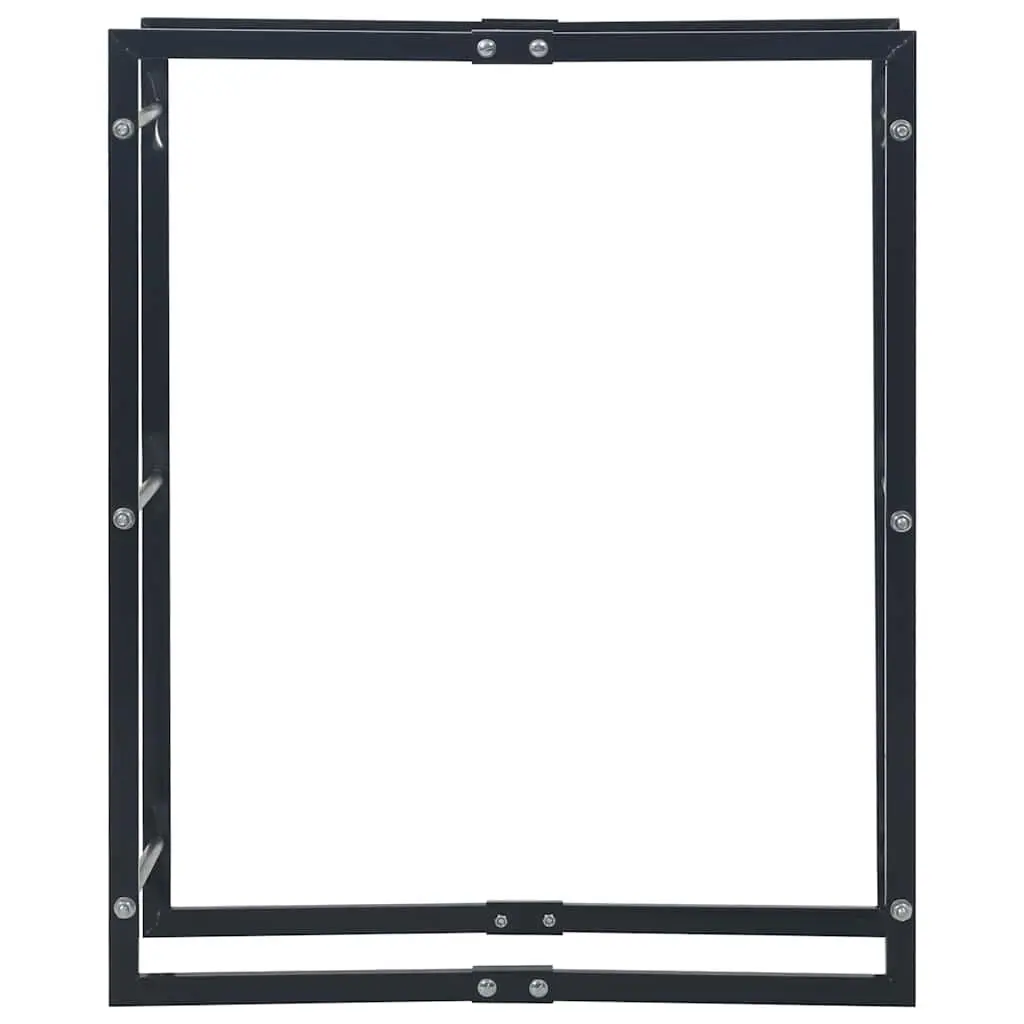 Black Steel Firewood Rack for Logs