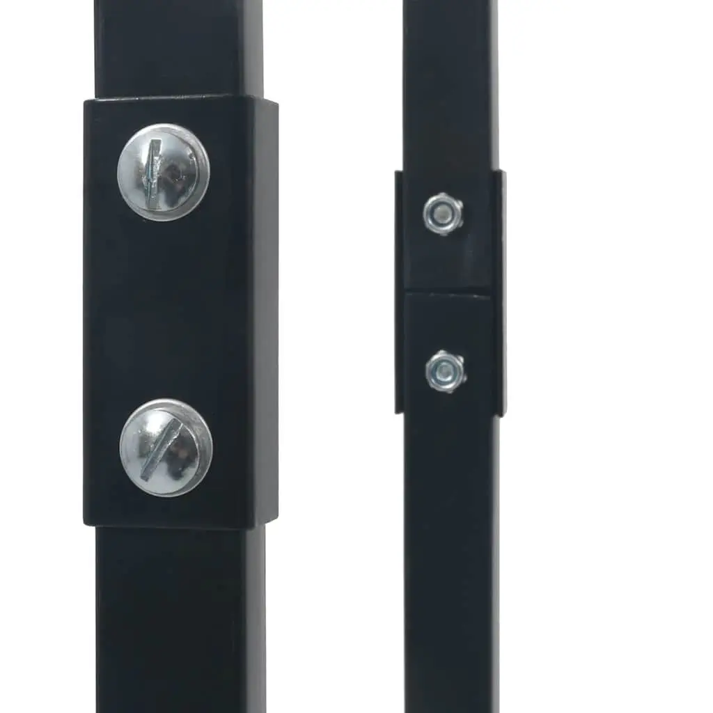 Firewood Rack Black Steel Log Storage Holder Fireplace Wood Stove Accessories