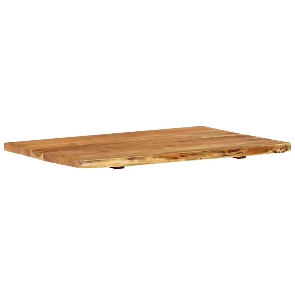 Solid Acacia Wood Bathroom Vanity Top 80x52cm