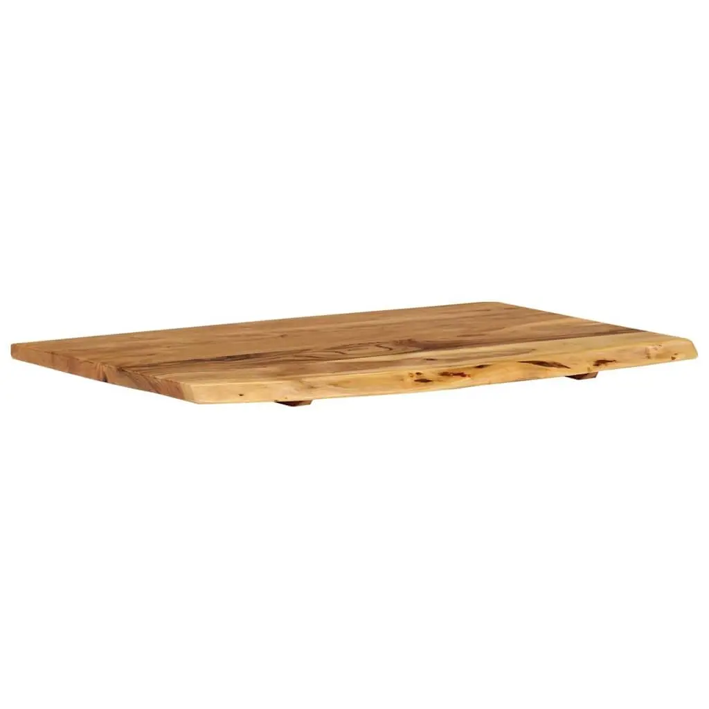 Solid Acacia Wood Bathroom Vanity Top 80x52cm