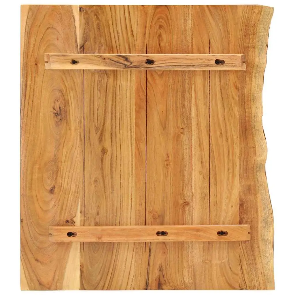 Solid Acacia Wood Bathroom Vanity Top 80x52cm