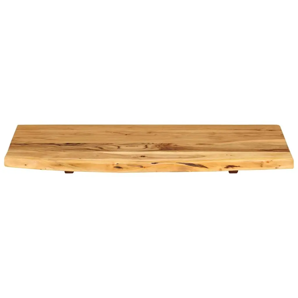Solid Acacia Wood Bathroom Vanity Top 80x52cm
