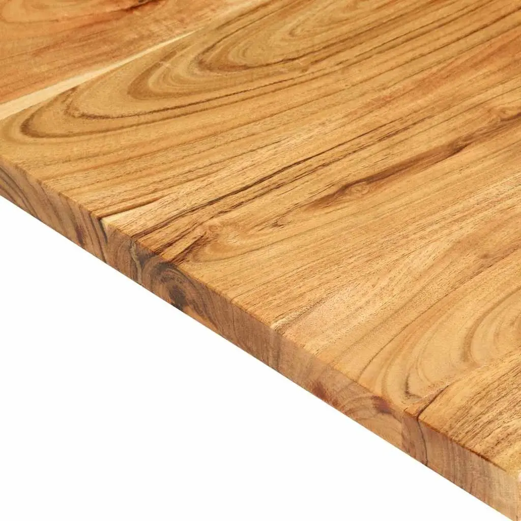 Solid Acacia Wood Bathroom Vanity Top 80x52cm
