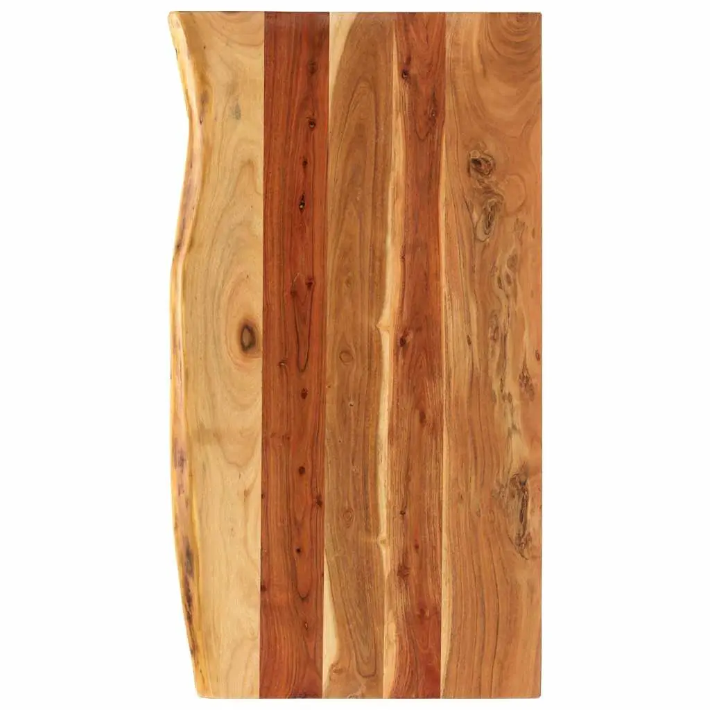 Solid Acacia Wood Vanity Top with Live Edge