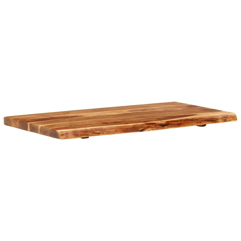 Solid Acacia Wood Vanity Top with Live Edge