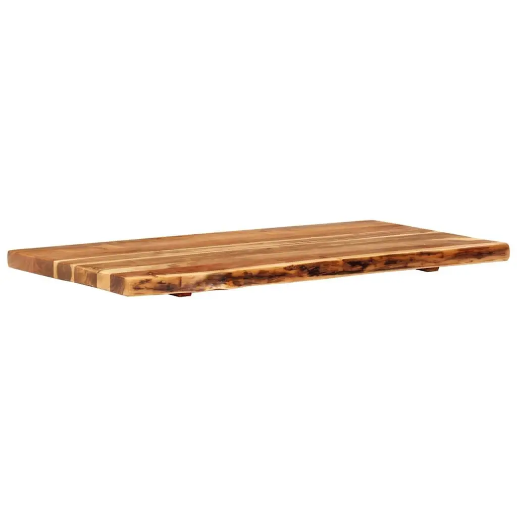 Solid Acacia Wood Vanity Top with Live Edge