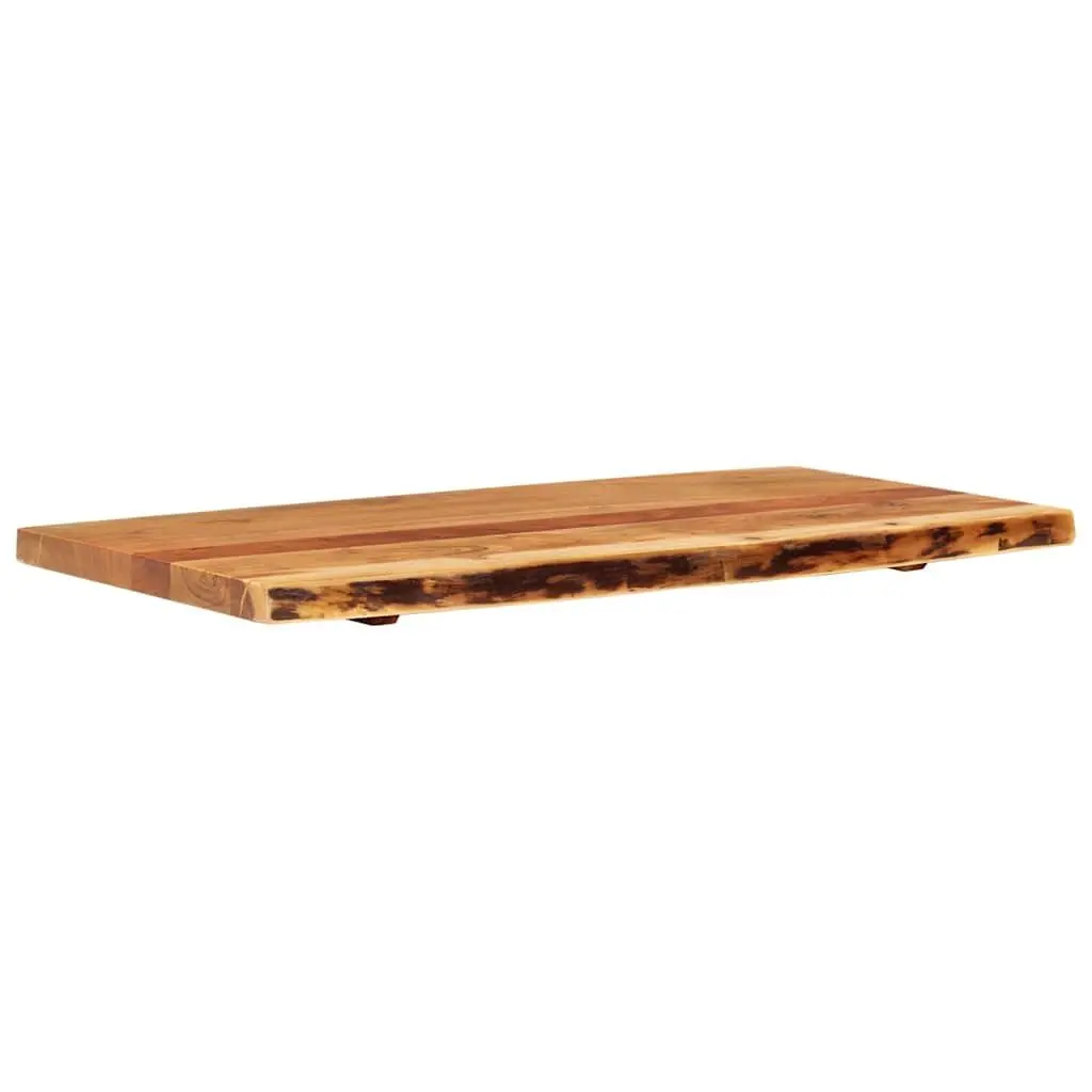 Solid Acacia Wood Vanity Top with Live Edge