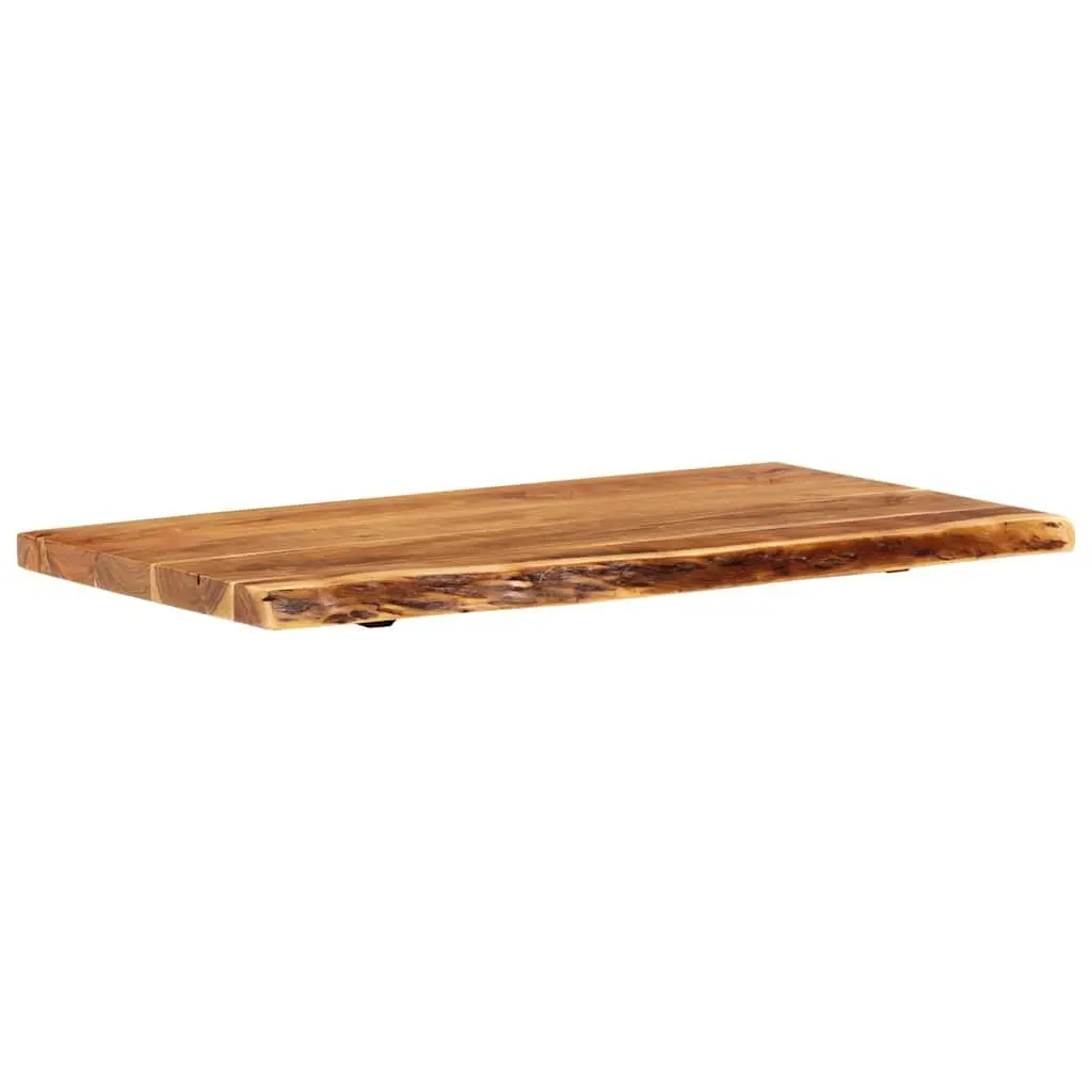 Solid Acacia Wood Vanity Top with Live Edge