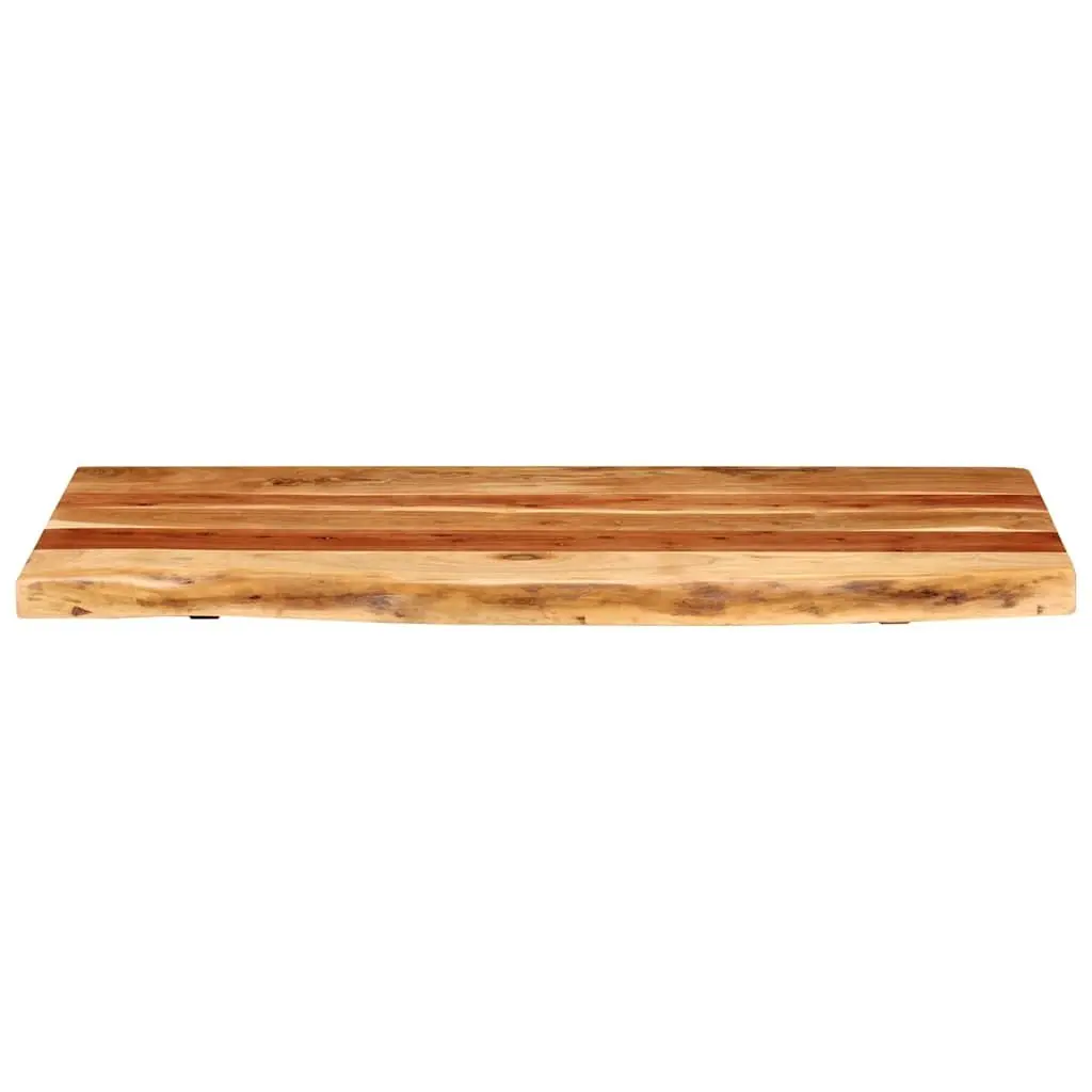 Solid Acacia Wood Vanity Top with Live Edge