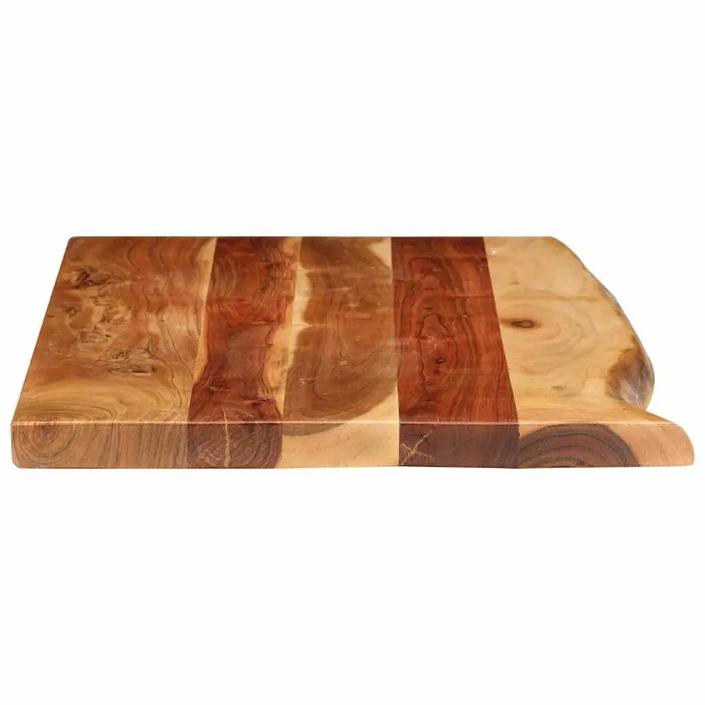 Solid Acacia Wood Vanity Top with Live Edge