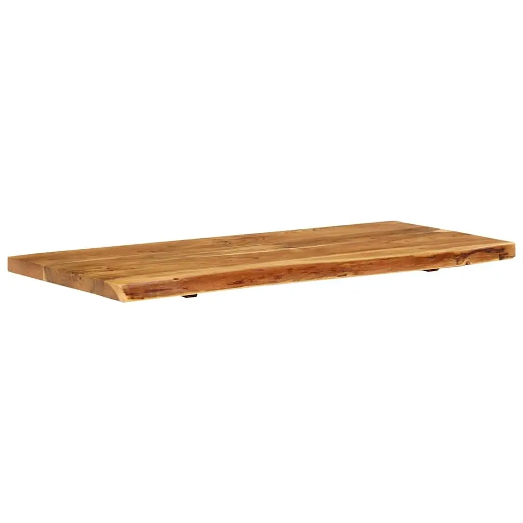 Solid Acacia Wood Bathroom Vanity Top 114x52x4 cm