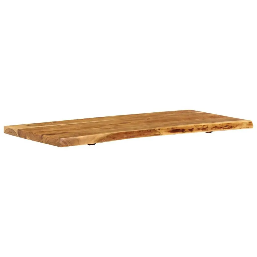 Solid Acacia Wood Bathroom Vanity Top 114x52x4 cm