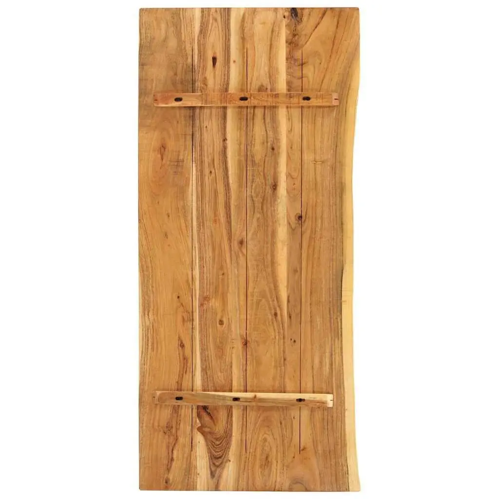 Solid Acacia Wood Bathroom Vanity Top 114x52x4 cm