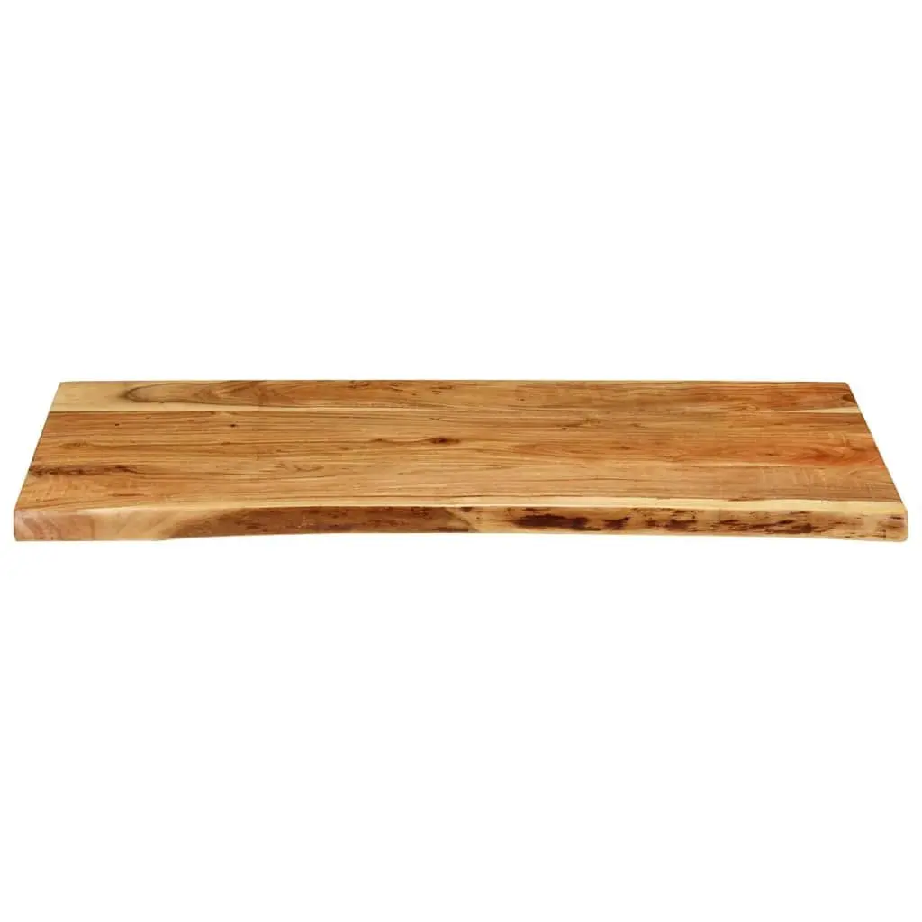 Solid Acacia Wood Bathroom Vanity Top 114x52x4 cm