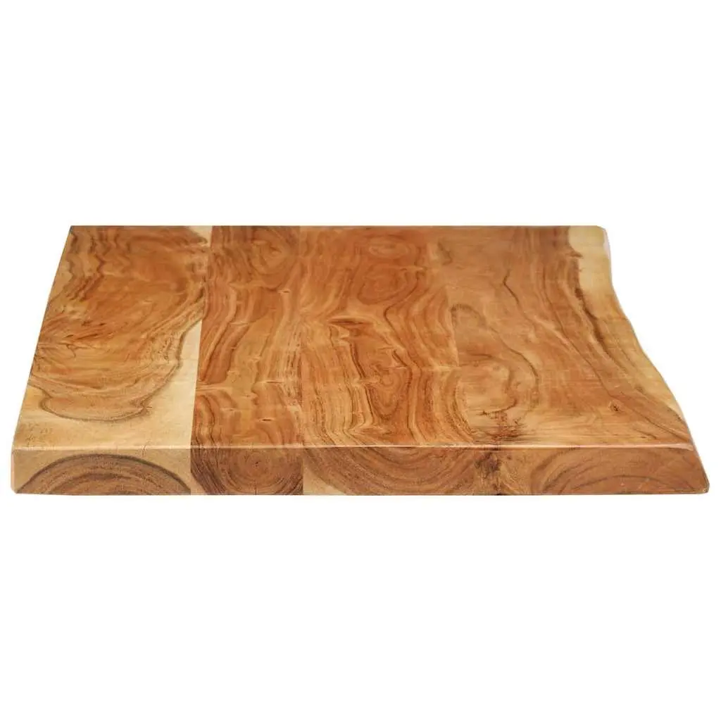 Solid Acacia Wood Bathroom Vanity Top 114x52x4 cm