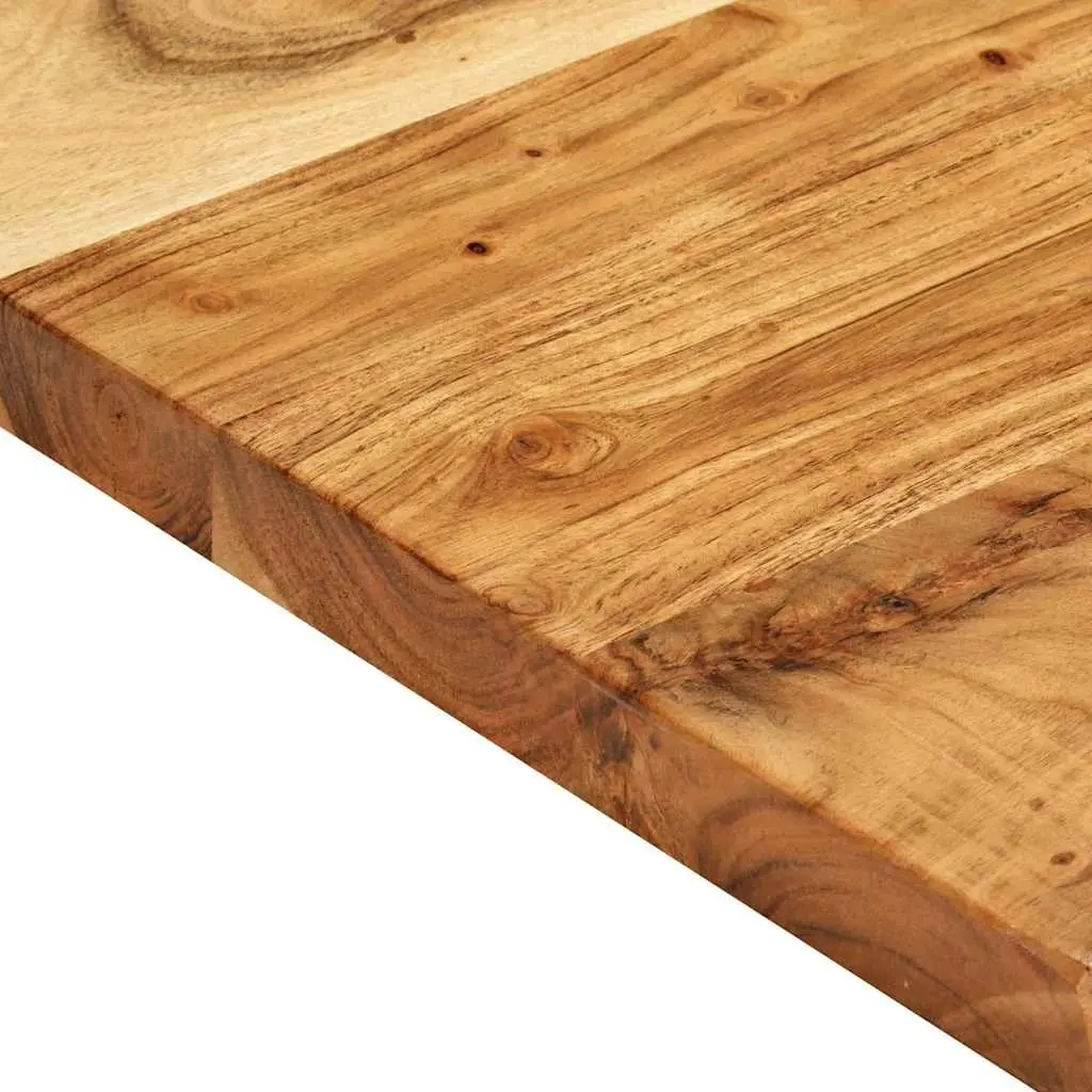 Solid Acacia Wood Bathroom Vanity Top 114x52x4 cm