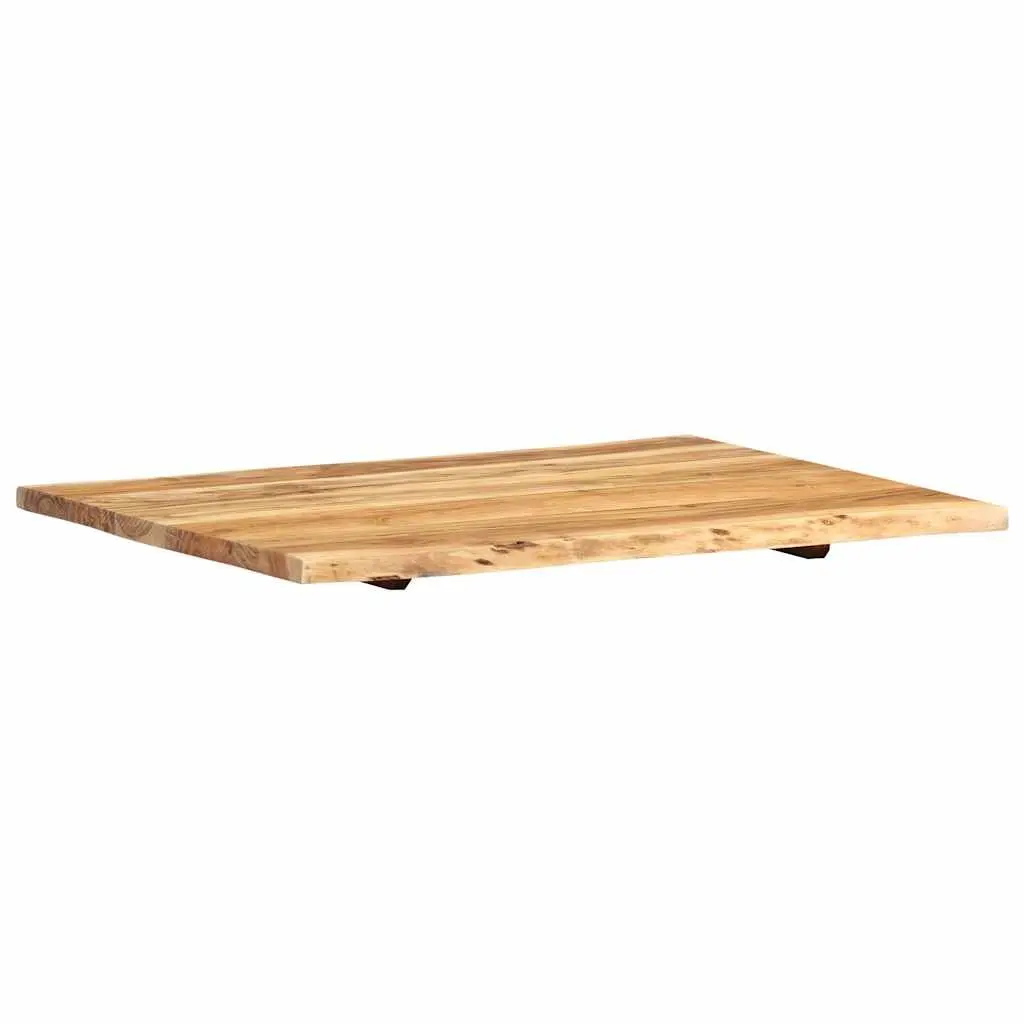 Solid Acacia Wood Table Top Live Edge Kitchen Dining Coffee Desk Surface 80cm