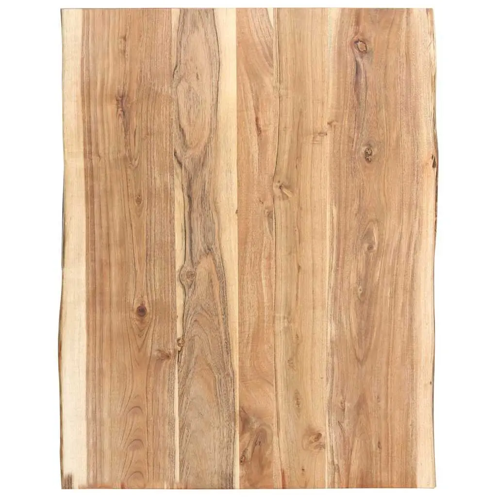 Solid Acacia Wood Table Top 80x50-60x3.8 cm