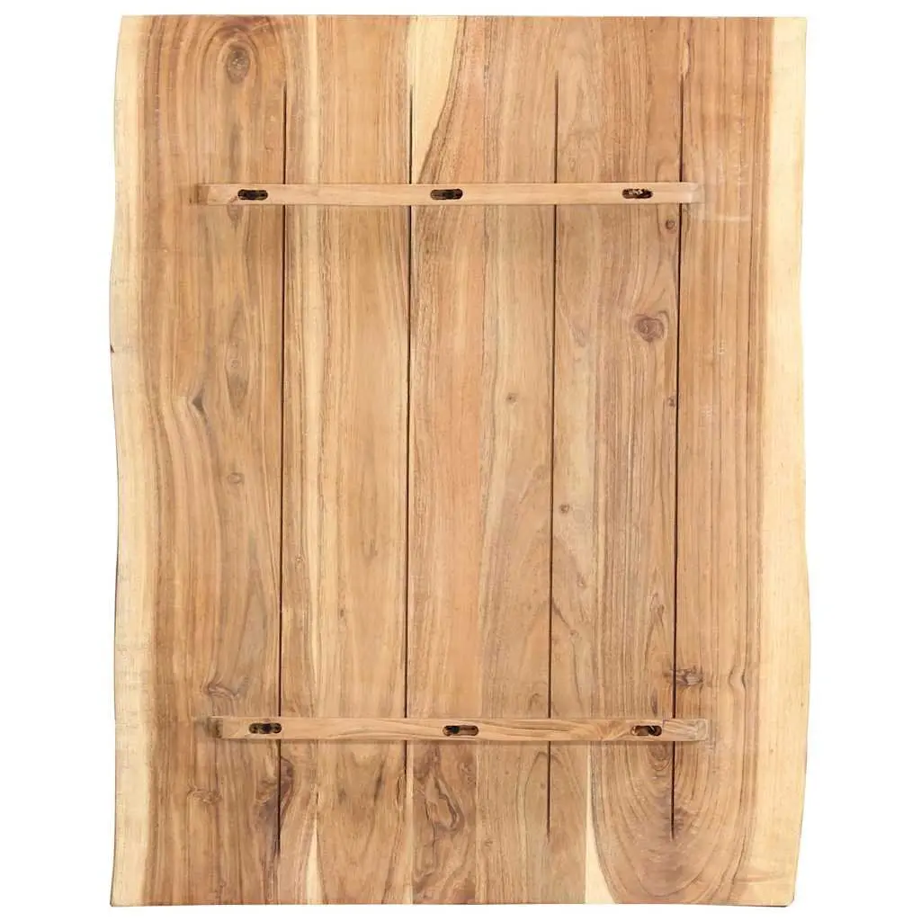 Solid Acacia Wood Table Top 80x50-60x3.8 cm