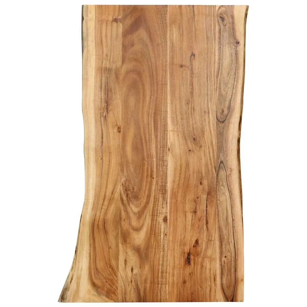Solid Acacia Wood Tabletop, 100x50-60 cm