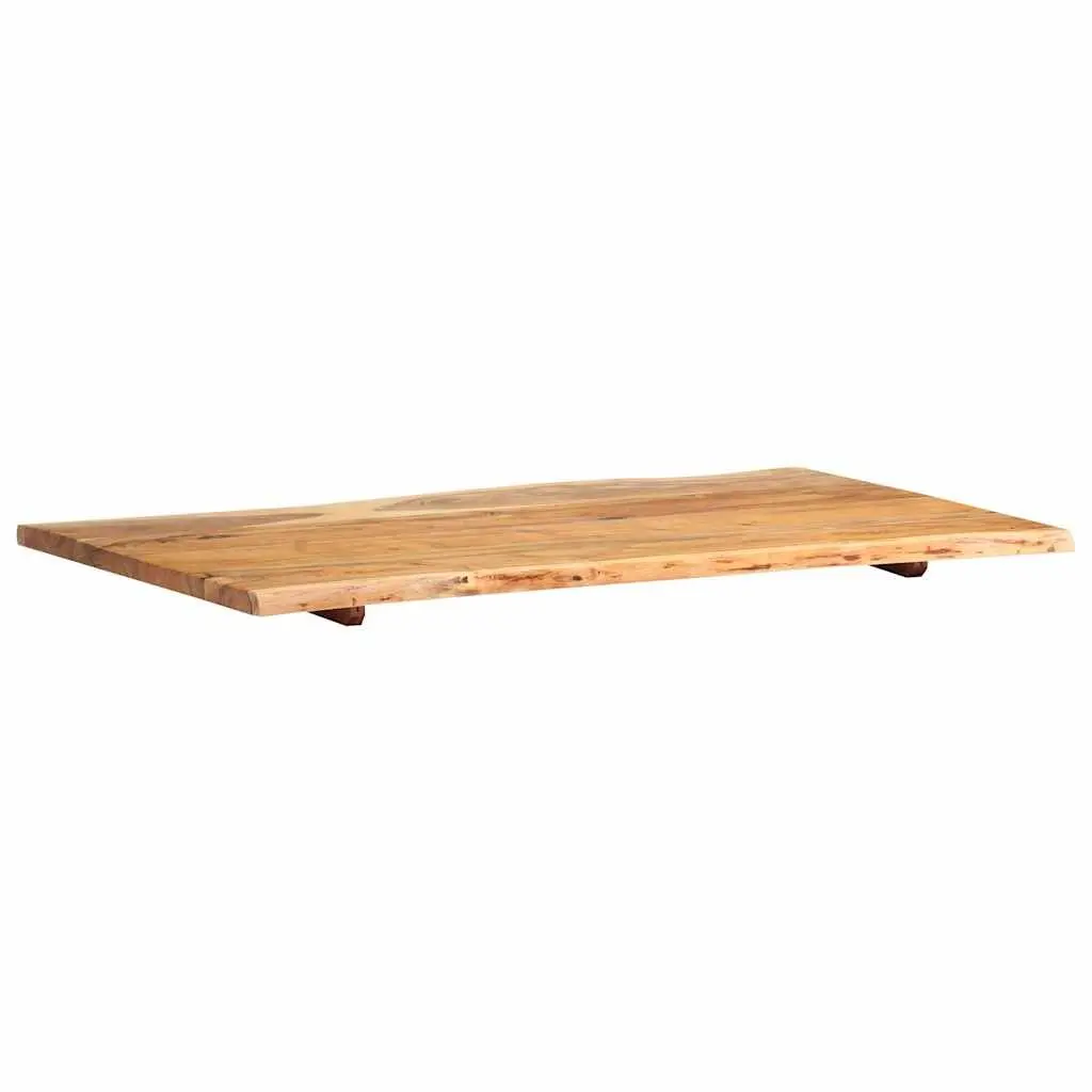 Solid Acacia Wood Tabletop, 100x50-60 cm