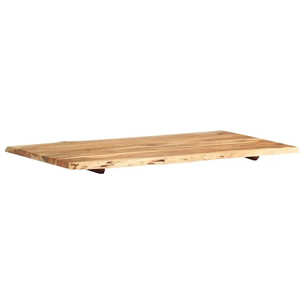 Solid Acacia Wood Tabletop, 100x50-60 cm