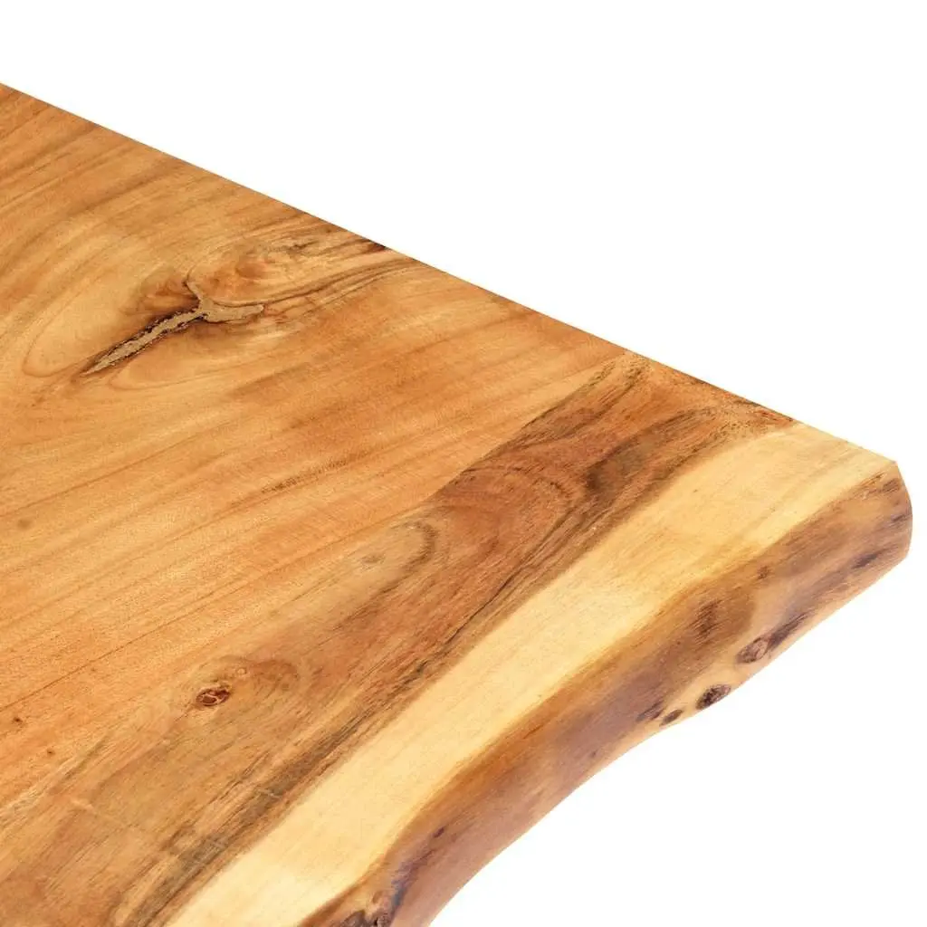 Solid Acacia Wood Tabletop, 100x50-60 cm