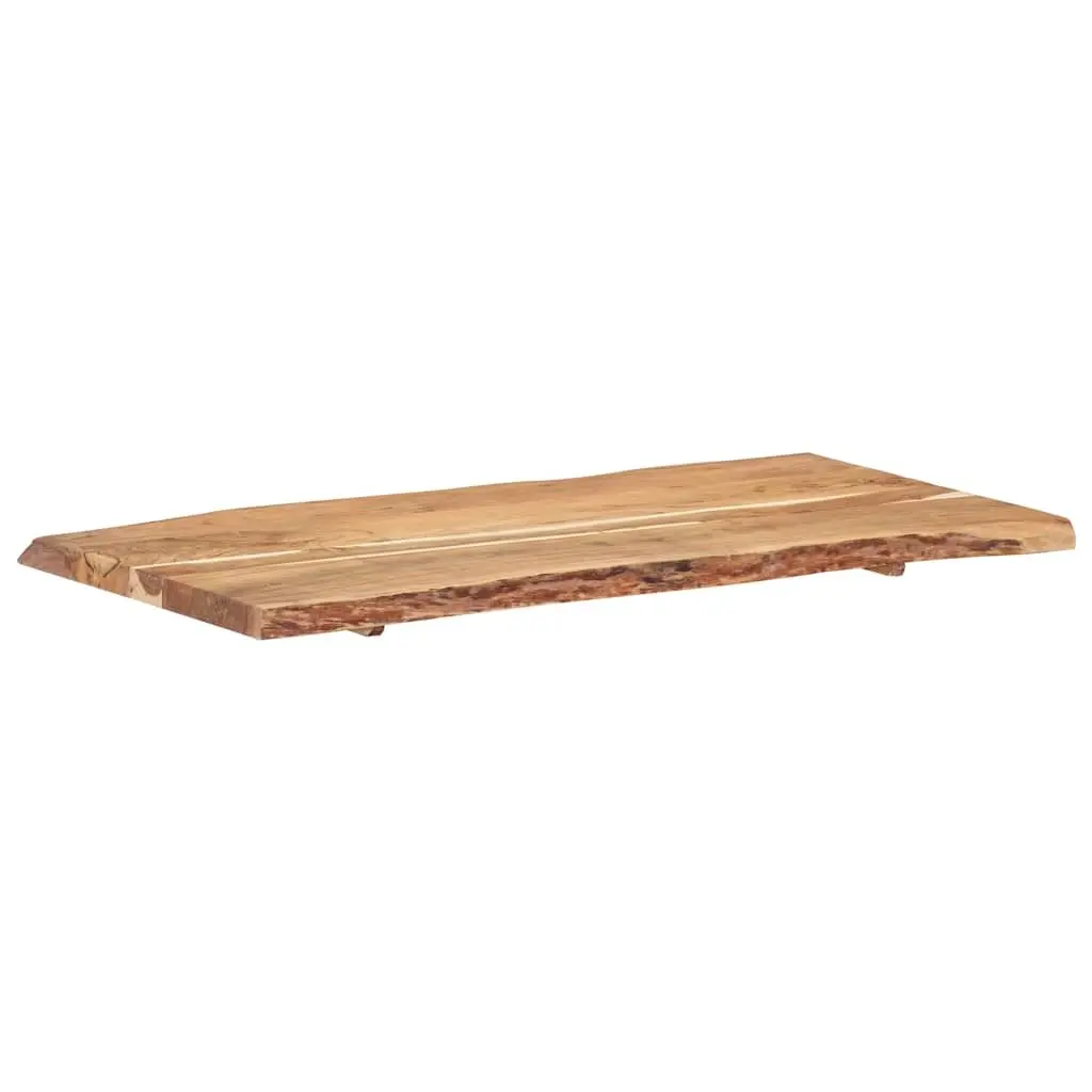 Solid Acacia Live Edge Tabletop 118x50-60cm