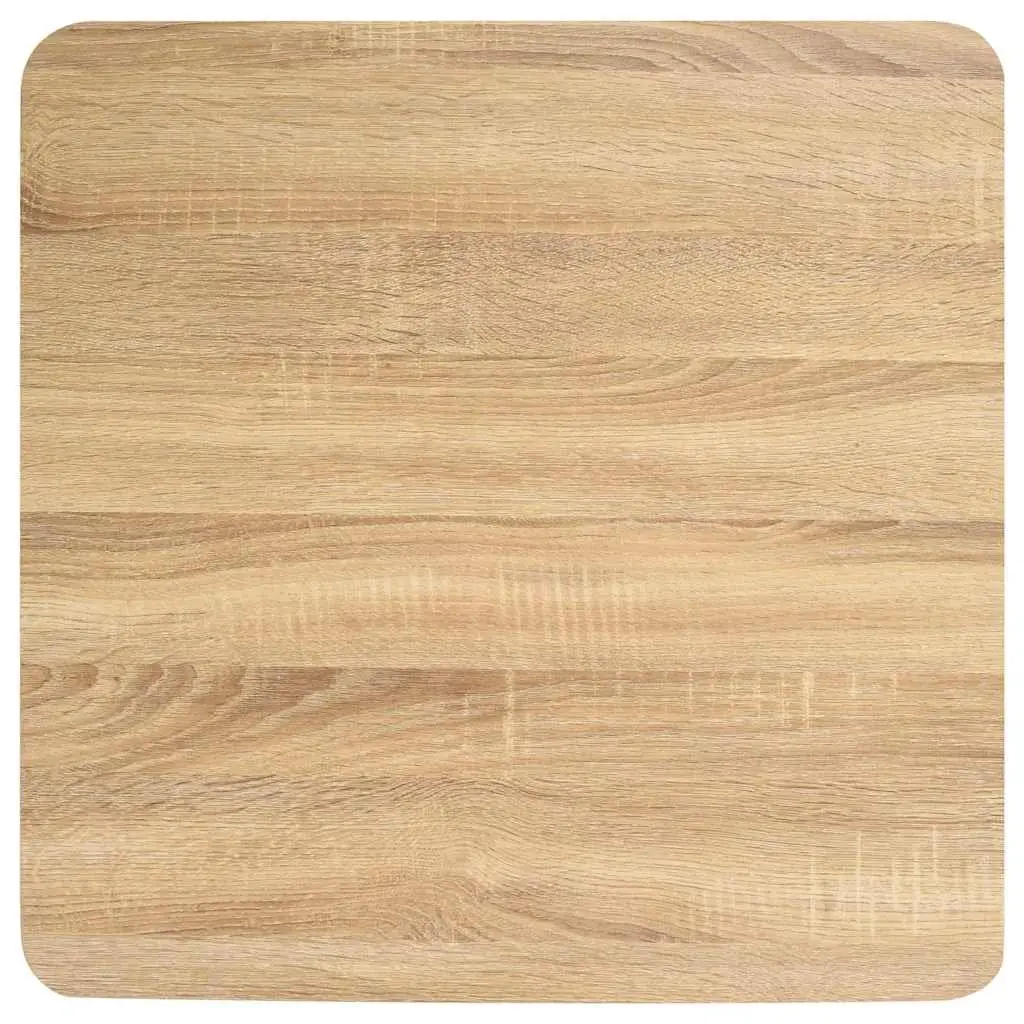 Bistro Table Light Brown Square 60x60cm Kitchen Dining Coffee Shop Bar
