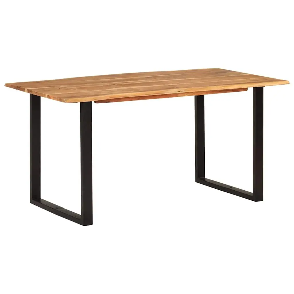 Dining Table 154x80x76 cm Kitchen Furniture Industrial Rustic Style Solid Wood