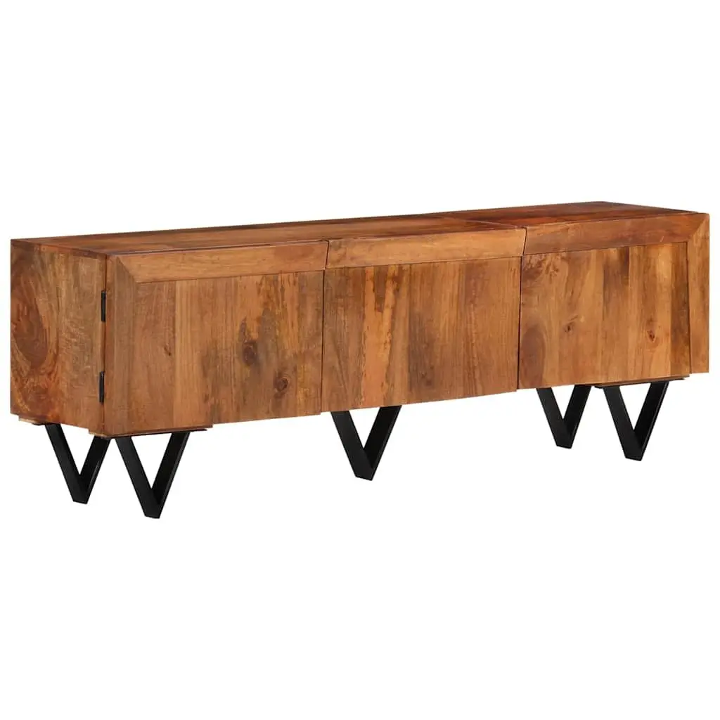 TV Cabinet Living Room 140x30x46 cm Solid Mango Wood Brown