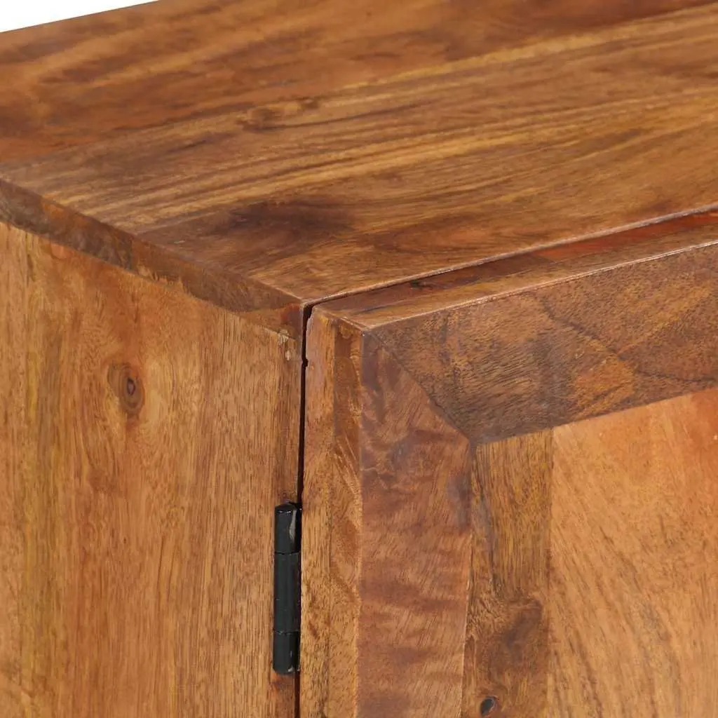 TV Cabinet Living Room 140x30x46 cm Solid Mango Wood Brown