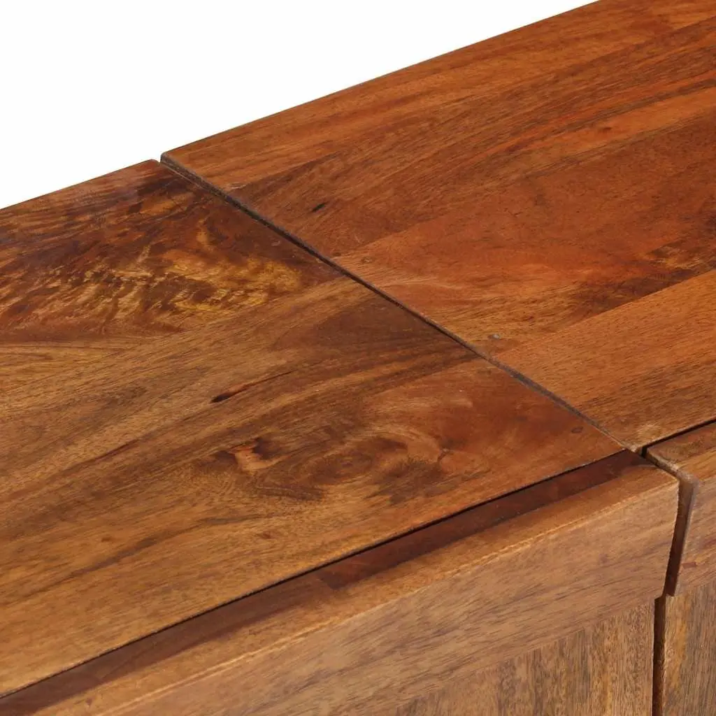 TV Cabinet Living Room 140x30x46 cm Solid Mango Wood Brown