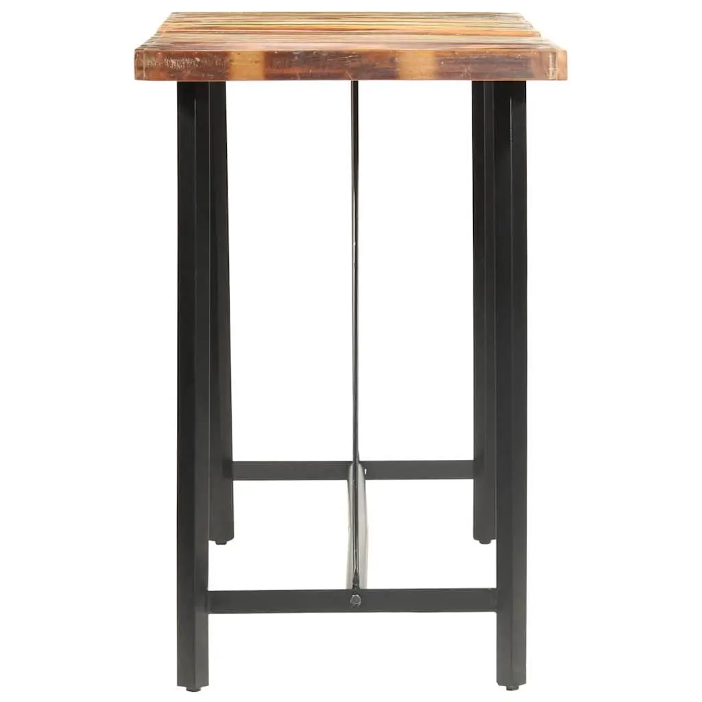 Bar Table Kitchen Dining 180x70x107 cm Solid Reclaimed Wood Industrial Furniture