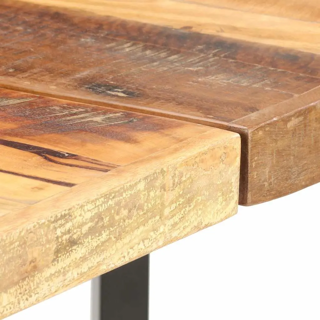 Bar Table Kitchen Dining 180x70x107 cm Solid Reclaimed Wood Industrial Furniture
